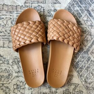 Billabong Women's Braided Tan Sandals